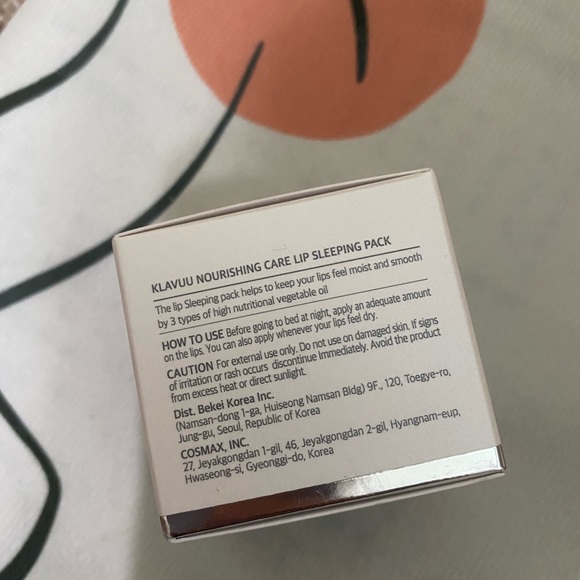 Klavuu Nourishing Care Lip Sleeping Mask - Picture 4 of 4